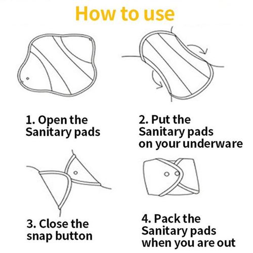1PC Female Reusable Sanitary Pads Women Monthly Hygiene Gaskets Postpartum Nursing Napkin Toallas Femeninas Reutilizables