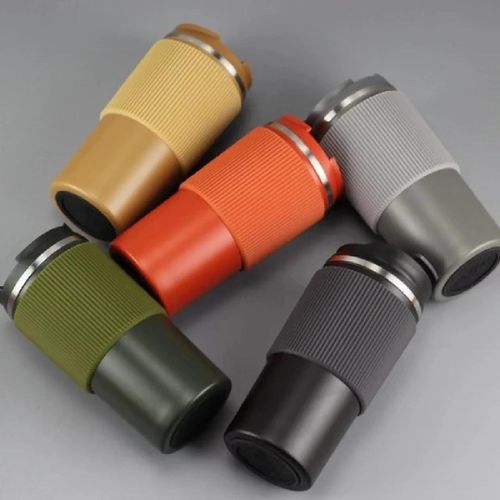 1piece Coffee Mug,1piece of Stainless Steel Coffee Cups for Lovers Car Straight Drink Insulation Cup Portable Carrying Cup Car
