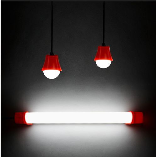 d.light D100 Solar Home System- Lighting & Mobile Charging- Orange & Dark Grey