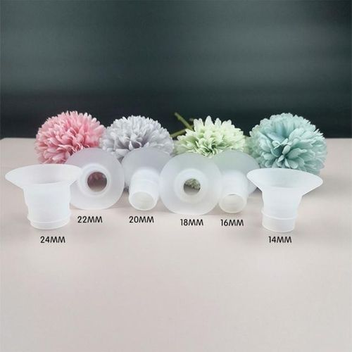 Silicone Inserts Converter 14mm 16mm 18mm 20mm 22mm 24mm Breast Pump Horn Caliber Size for Collection Cup Breast Pump