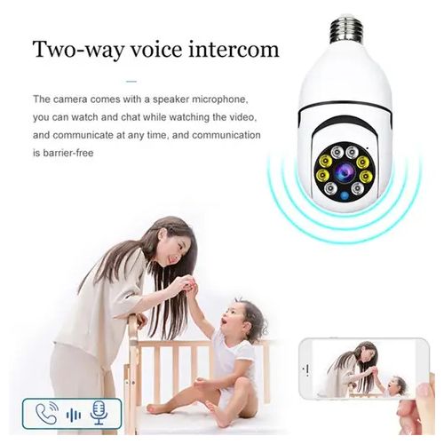 Bulb light camera CCTV Home security ip WiFi wireless
