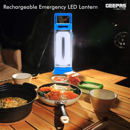 Geepas Rechargeable LED Emergency Lantern - Multicolor