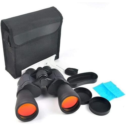 60X60 Telescopic Long Distance 3 Kilometers Binoculars Telescope Green Membrane Spy Spotting Scope Heavy Duty High Definition For Concert Hiking Night Vision High Power High Definition Red Film Telescope