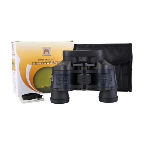 60X60 Telescopic Long Distance 3 Kilometers Binoculars Telescope Green Membrane Spy Spotting Scope Heavy Duty High Definition For Concert Hiking Night Vision High Power High Definition Red Film Telescope