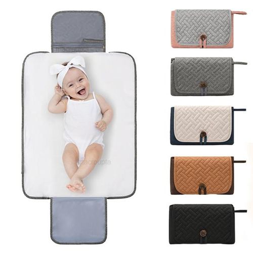 Portable Multifunction Foldable Waterproof Changing Pad Newborn Baby Diaper Changing Mat Changing Pads Infant Bedding