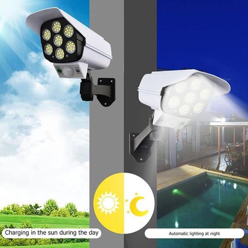 Solar Security Dummy Camera Solar Light With Motion Sensor Solar Powered Dummy Camera Sensor Light