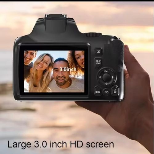 Komery W2 64MP 4K Digital Camera 10X Optical Zoom 3-Inch IPS Display comes with 32GB SD Card - Black