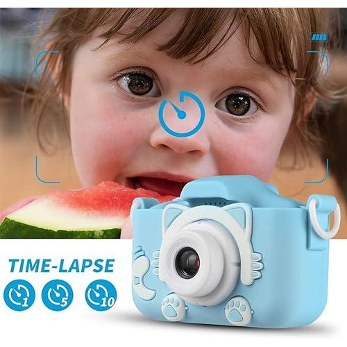 Kids Fun Camera For Taking Real Images With 2 Inch Screen Timed Self Timer And Auto Focus Colors Vary-Multicolours