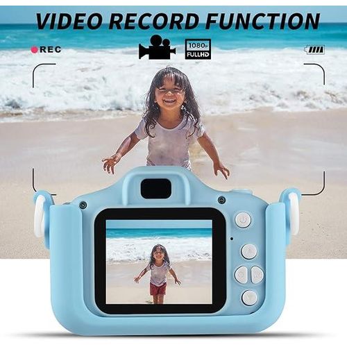 Kids Fun Camera For Taking Real Images With 2 Inch Screen Timed Self Timer And Auto Focus Colors Vary-Multicolours