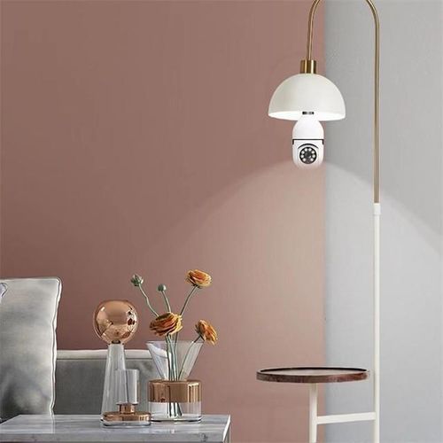 Wireless PTZ Bulb Camera  E27 WiFi Panorama PTZ Spy Camera Outdoor Waterproof