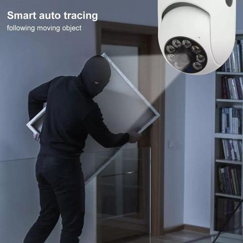 Wireless PTZ Bulb Camera  E27 WiFi Panorama PTZ Spy Camera Outdoor Waterproof