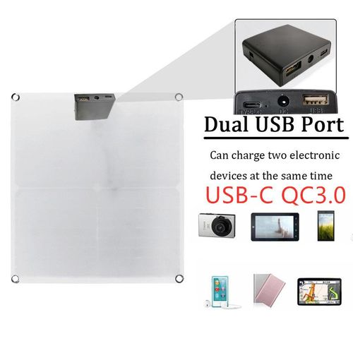 200W Solar Panel Kit Solar Panel High Efficience Travel & Phone Boat Portable 12V Battery Charger with Controller 40A