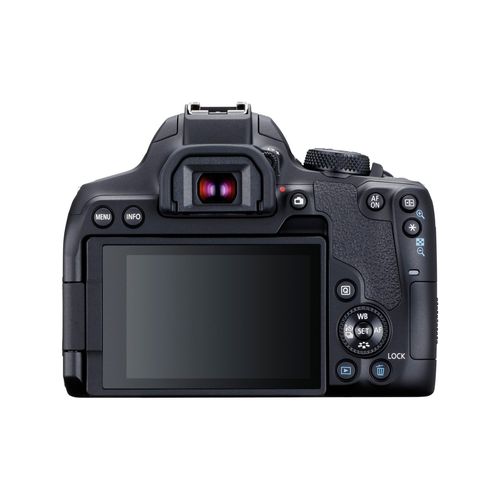 Canon DSLR Camera 24.1 MP 25fps 4K Movie Wi-Fi Bluetooth EOS850D - Black .