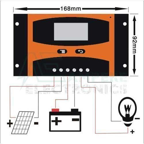 100W Solar Panel Kit + 50AH Solar Battery + 10AH Controller + 50M Cable Roll - Black