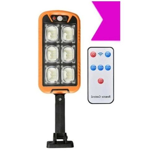 Solar Sensor Security Light- Orange Green Gray Black