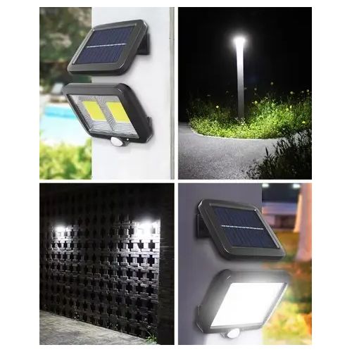 Kula Led SEPARATE Solar WALL LAMP Lights With 3gears When People Come Light Is On