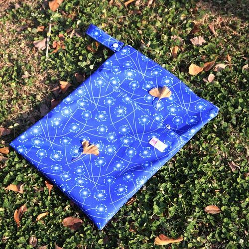 Diaper Wet Bags Baby Nappy Bag Waterproof Dry Nappy Double Zipper Handbag Stroller Carry Pack Travel Outdoor Storage Nappies