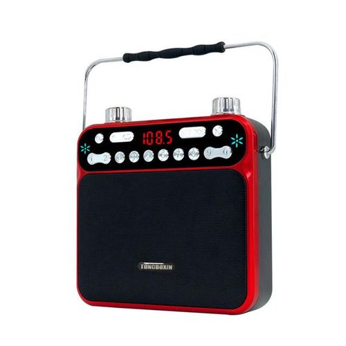 With Two 18650 Portable Wireless Bluetooth Speaker Outdoor Loud Microphone Fm Radio Aux Usb Tf Mp3 Player Led Touch
