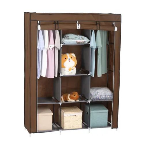 Plastic Simple Design Portable Armoire Pandering Armarios Roperos Y Closets Organiser Cloth Cupboard Couple Wardrobe For Clothes Bedroom