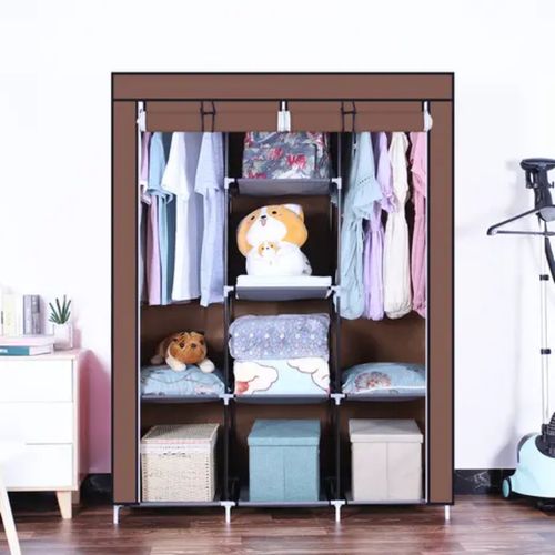Plastic Simple Design Portable Armoire Pandering Armarios Roperos Y Closets Organiser Cloth Cupboard Couple Wardrobe For Clothes Bedroom