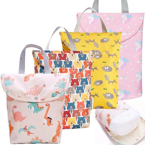 Multifunction Baby Diaper Bag Caddy Organizer Reusable Waterproof Wet/Dry Cloth Bag Fashion Mummy StorageTravel Nappy Bag