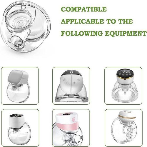 Silicone Breast Milk Collector Wearable Milker Accessories For S9/S10/S12 Breast Pump Cup Breastfeeding Milk Collection Cover
