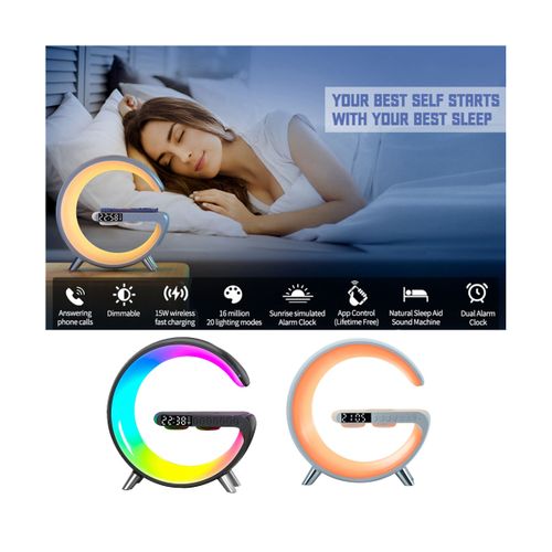 RGB Night Light Digital Alarm Clock for Sleeping Bedroom