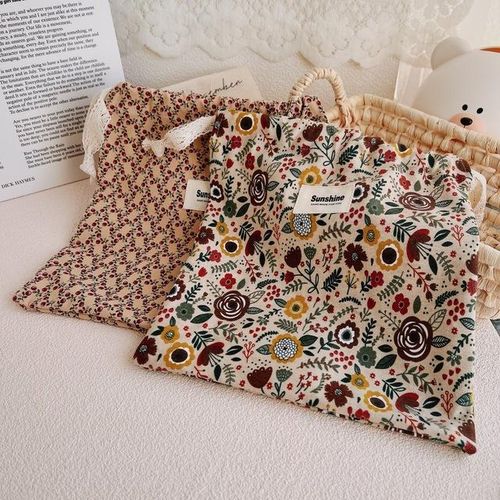Baby Diapper Bag Multifunctional Reusable Bundle Pocket Travel Nappy Pouch Soft Cotton Mummy Storage Bag Baby Essentials Bag
