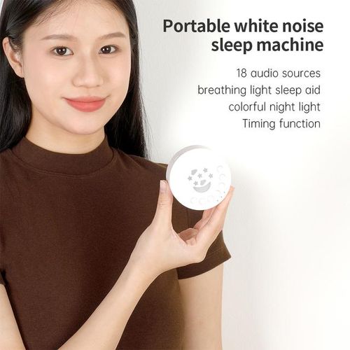 ABS Music Sleep Machine - Ambiance For Better Sleep Lightweight And Convenient Lightweight And Convenient To Carry
