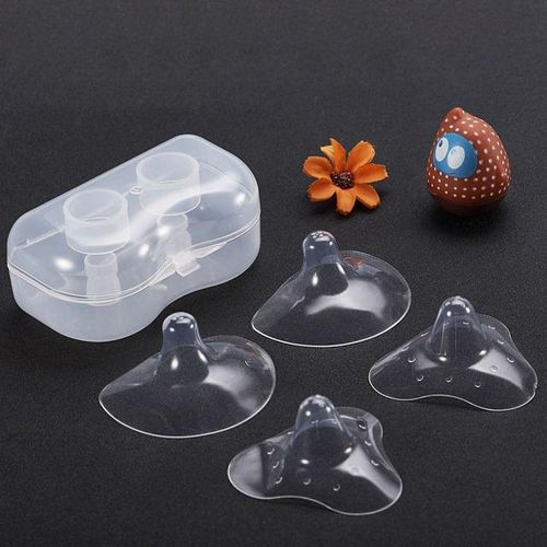 Triangle Semicircle Silicone Cover Protectors Feeding Breastfeeding Mothers Protection With Box Packaging