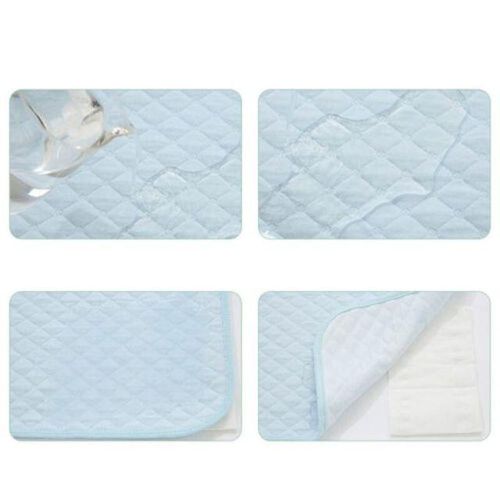 Washable Absorbent Incontinence Bed Pads Mats Sheet Mattress Reusable Protector