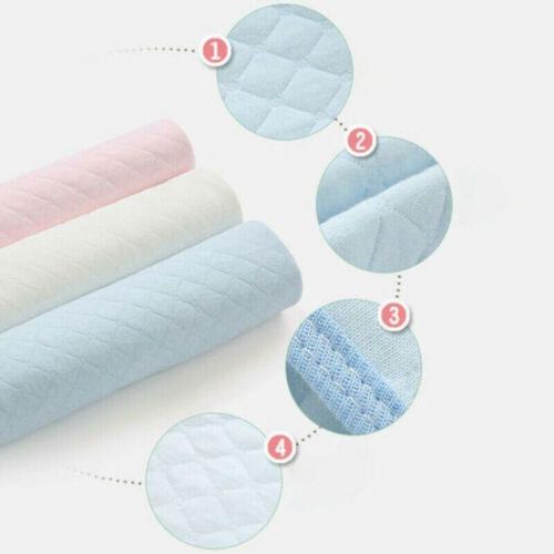 Washable Absorbent Incontinence Bed Pads Mats Sheet Mattress Reusable Protector