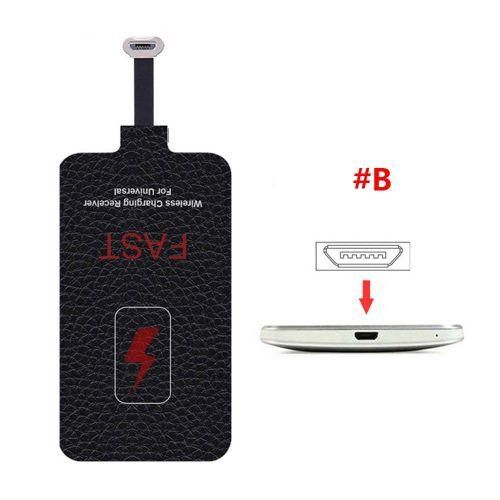 5V/2A 10W Qi Fast Wireless Charger Receiver for Charger Pad Coil for Phone 6 7 Plus Type-C Universal
