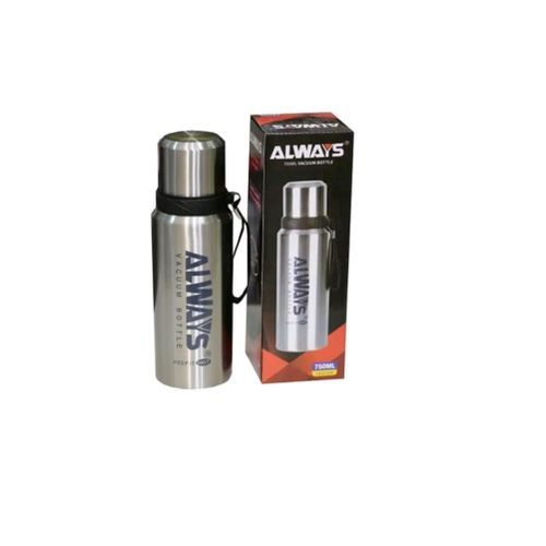 Always Stainless Steel Hot and Cold Flask- Silver