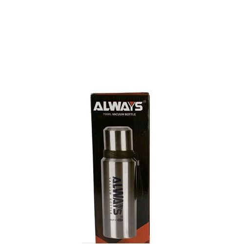 Always Stainless Steel Hot and Cold Flask- Silver