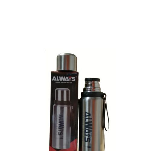 Always Stainless Steel Hot and Cold Flask- Silver