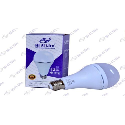 Original Hi Fi Lite 12W  Rechargeable LED Bulb - White