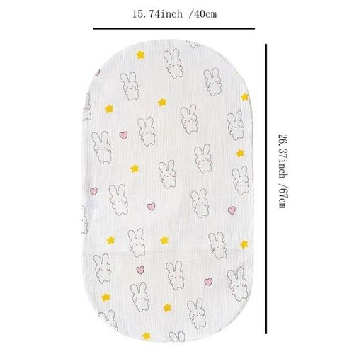 Baby Bassinet Sheet Soft Stretchy Craddle Sheets For Bassinet Mattress Cover Pad Hourglass Fitted Sheet For Boys Girls