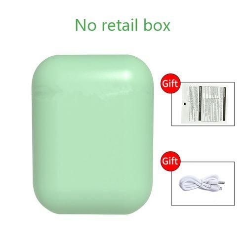 i12 Tws Wireless Headphones Bluetooth 5.0 Earphone Matte Macaron Earbuds Handsfree With Mic Charging Box Headset for all phones