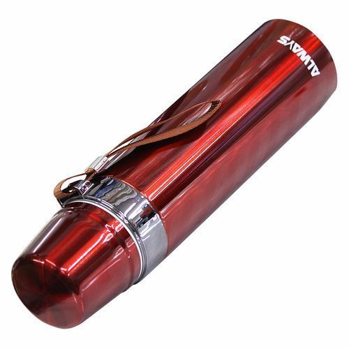 Always Slim High Quality Steel Vacuum 750ml Bottle Flask - Red