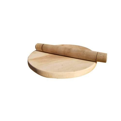 A Set of Chapati Maker  Plus Rolling Pin- Brown