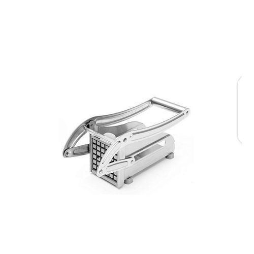 None Stainless Steel Potato Cutter Chipper Silver
