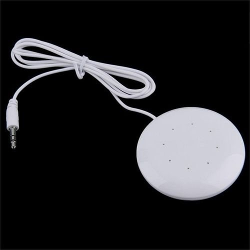 Mini Portable 3.5mm Pillow Speaker For MP3 MP4 Player-White