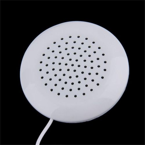 Mini Portable 3.5mm Pillow Speaker For MP3 MP4 Player-White