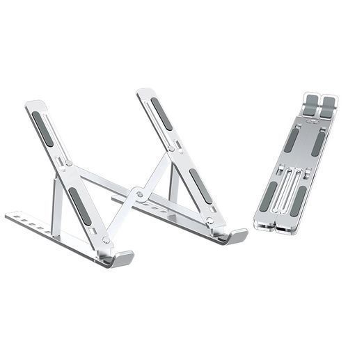 Foldable Aluminum Laptop Stand For 11" To 17" - White