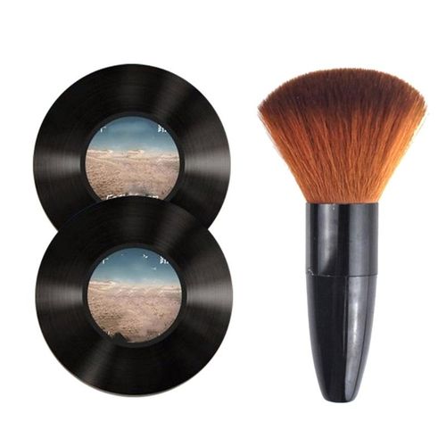 Record Cleaning Soft Brush for LP Vinyl Gramophone Vinyl Record Player Turntable Dust Brush Anti-Static Record Dust Remover