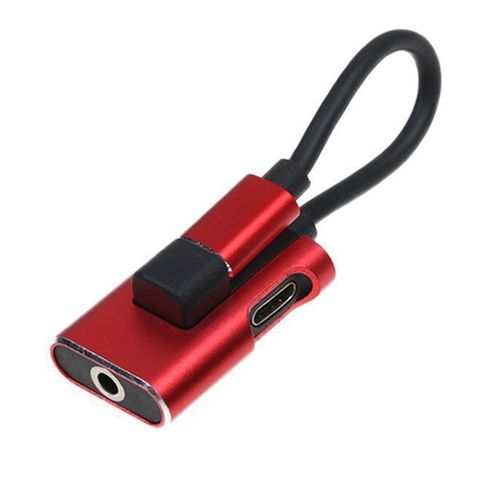 USB Type-C To 3.5mm Jack Audio Headphone Adapter Earphone Audio Converter New,Gules NO5241