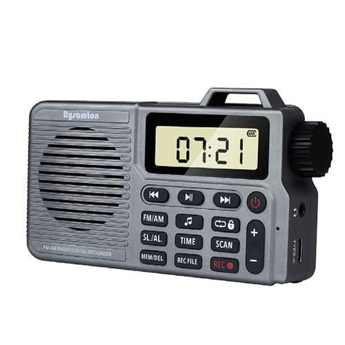 Rysamton AMFM Radio, Small Bluetooth Pocket Radio Bass Spe