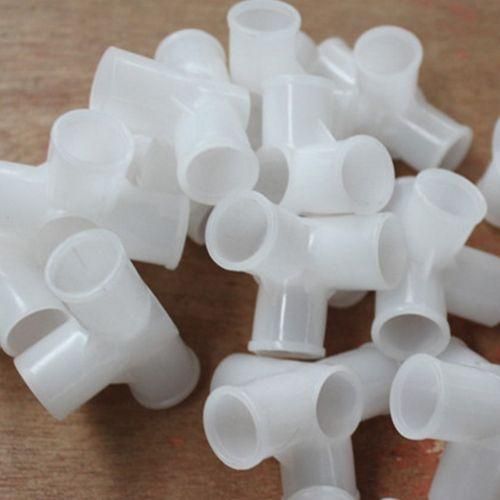 Dr. Cozy A Pack Of 48 Plastic Joints For 3 Column Wooden Wardrobes, White