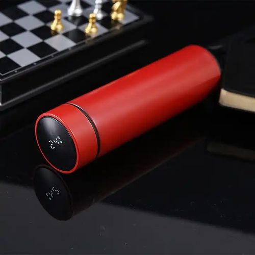 Portable Stainless Steel Vacuum Bottle-with Temperature Display.